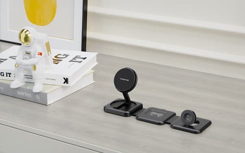 Xssive opvouwbare draadloze oplader 3in1 magnetische inductie voor USB-C XSS-STAND8
