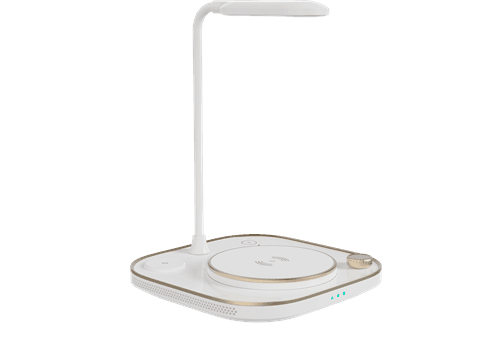 Xssive Bureaulamp met Draadloze Oplaadfunctie 4in1 XSS-STAND6W- Wit