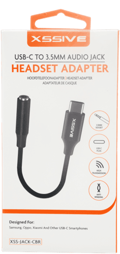 Xssive audio-aansluiting 3,5 mm voor USB Type-C XSS-Jack-CBR
