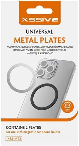 5-pack Xssive universele metalen plaathouder XSS-MT2