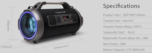 Xssive Bluetooth-luidspreker XSS-BSP07