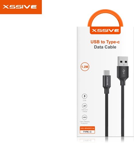Xssive Braided USB Type-C Cable 1.2m