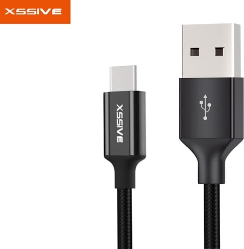 Xssive Braided USB Type-C Cable 2m