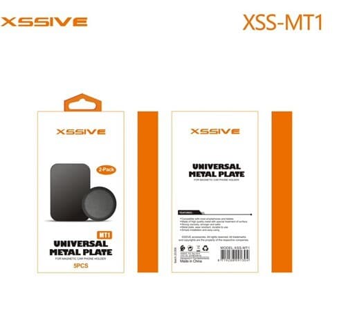 5-pack Xssive universele metalen plaathouder XSS-MT1