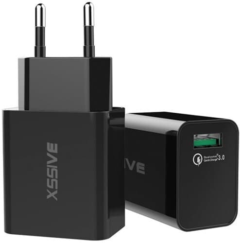 Xssive 18W QC snel lader adapter XSS-AC61B - zwart
