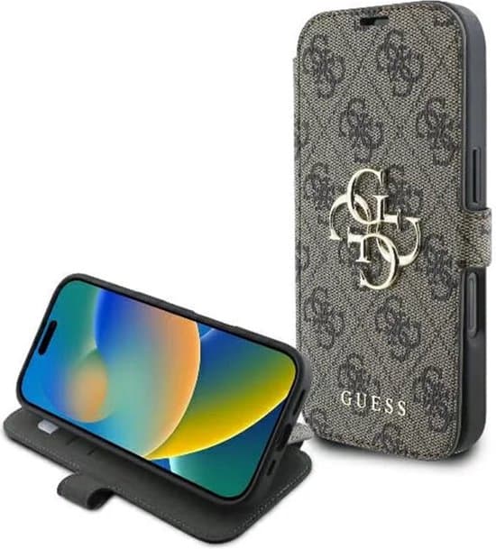Guess iPhone 16 Pro Max Hoesje | 4G Metalen Logo