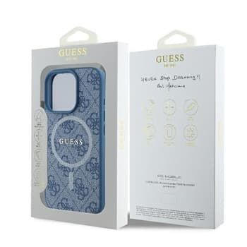Guess iPhone 16 Pro Hoes | PU Hardcase + MagSafe