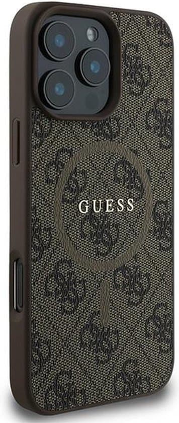 Guess iPhone 16 Pro Hoes | PU Hardcase + MagSafe