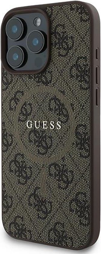 Guess iPhone 16 Pro Hoes | PU Hardcase + MagSafe