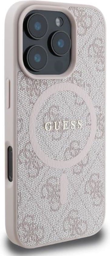 Guess iPhone 16 Pro Hoes | PU Hardcase + MagSafe