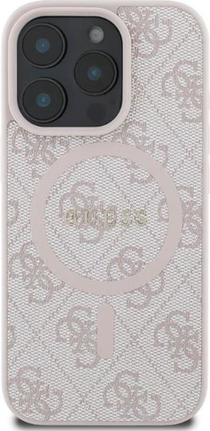 Guess iPhone 16 Pro Hoes | PU Hardcase + MagSafe