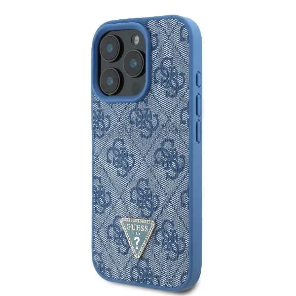 Guess iPhone 16 Pro Hoesje | PU Leer + Strass