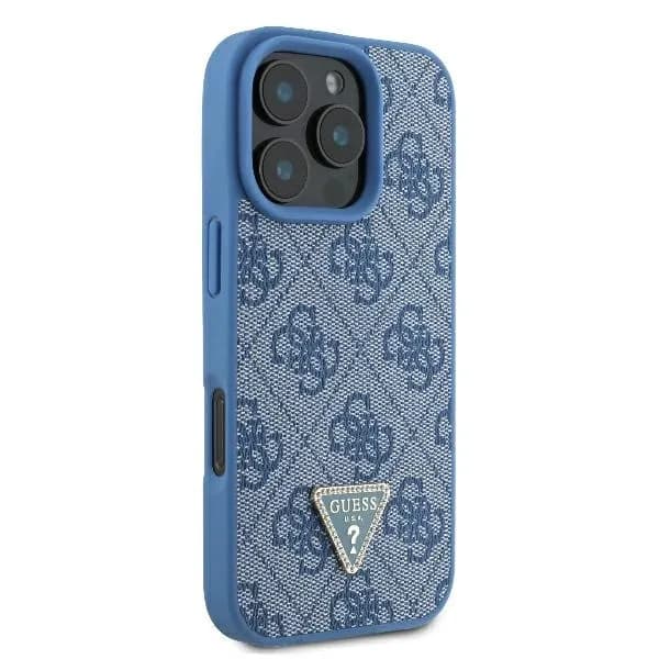 Guess iPhone 16 Pro Hoesje | PU Leer + Strass