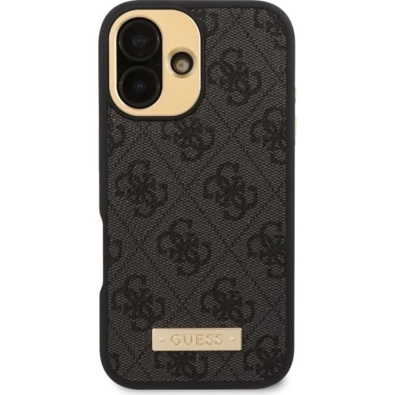 Guess iPhone 16 Plus Hardcase | 4G Logo Plaque & MagSafe Bescherming