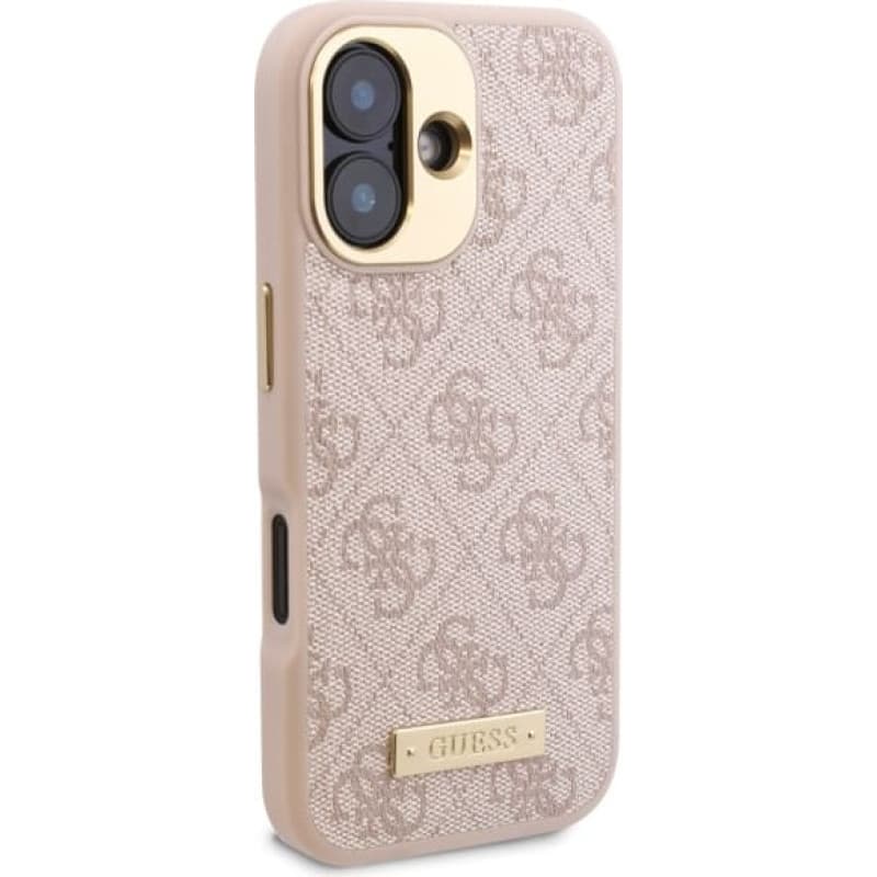 Guess iPhone 16 Plus Hardcase | 4G Logo Plaque & MagSafe Bescherming