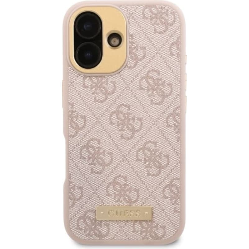 Guess iPhone 16 Plus Hardcase | 4G Logo Plaque & MagSafe Bescherming