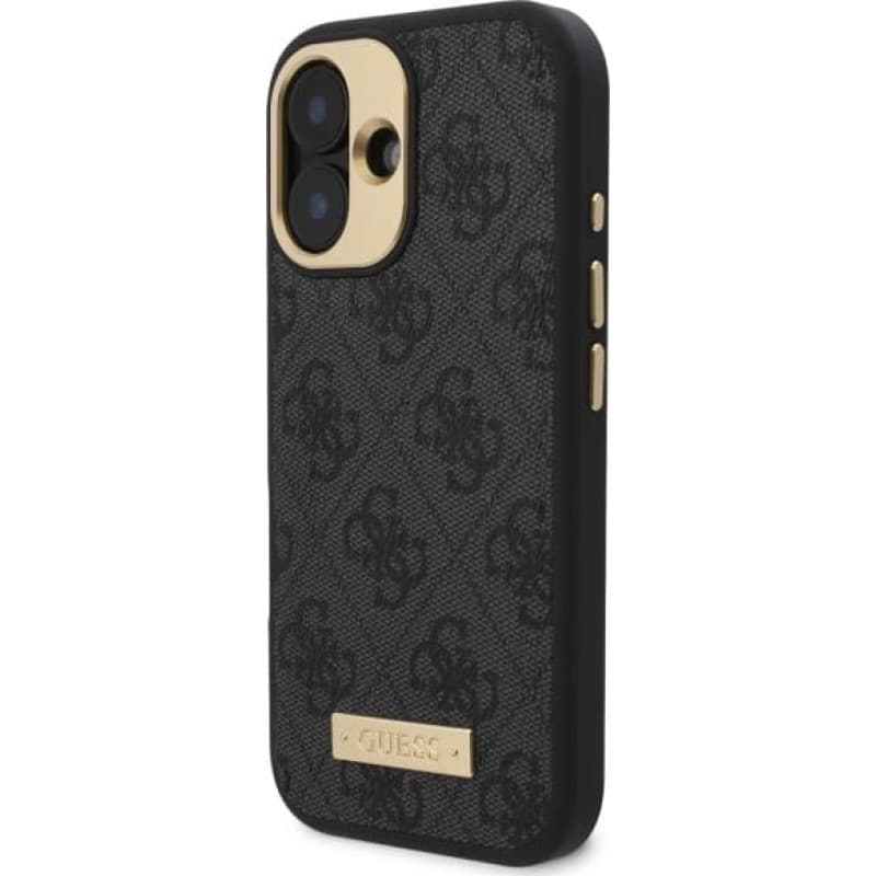 Guess iPhone 16 Plus Hardcase | 4G Logo Plaque & MagSafe Bescherming