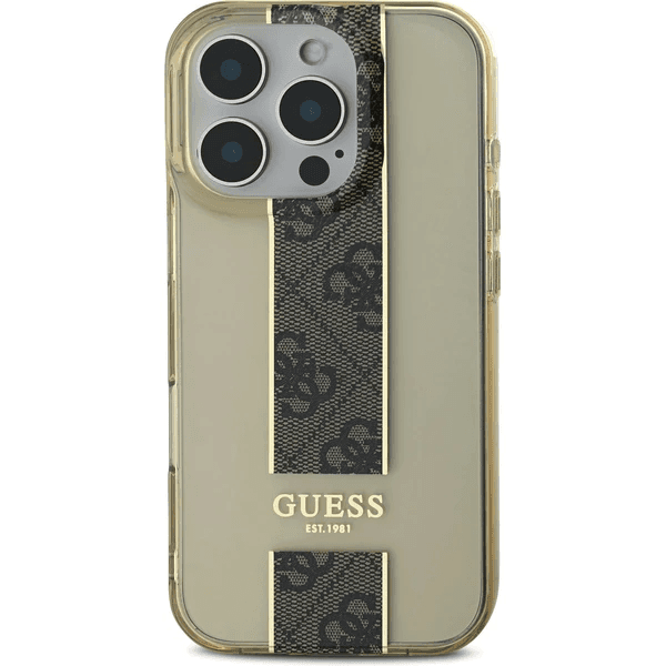 Guess iPhone 16 Pro Hoesje | IML 4G Streep