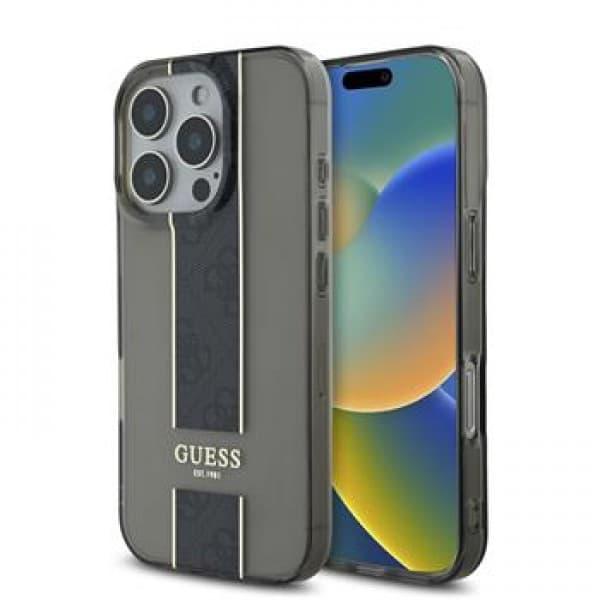 Guess iPhone 16 Pro Hoesje | IML 4G Streep