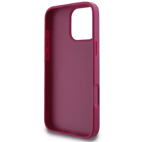 Guess iPhone 16 Pro Hoesje | Glitter Hardcase + Big 4G Logo