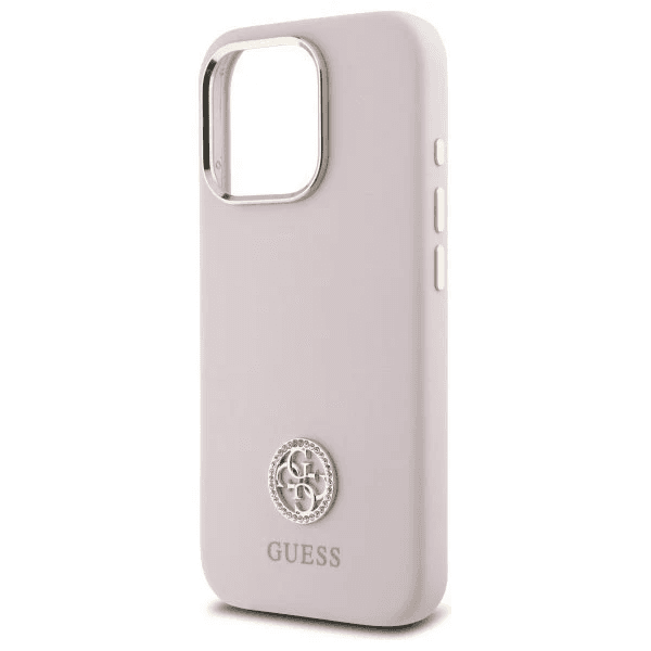 Guess Hardcase voor iPhone 16 Pro in Roze | Luxe Design & Optimale Bescherming