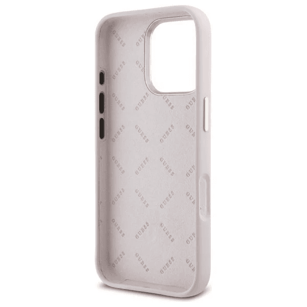 Guess Hardcase voor iPhone 16 Pro in Roze | Luxe Design & Optimale Bescherming
