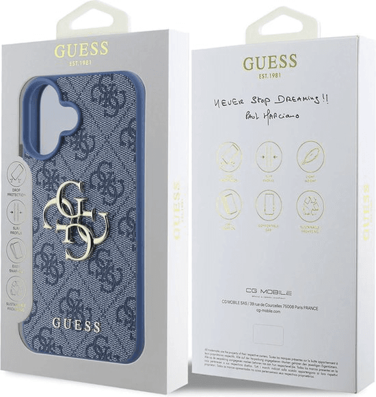 Guess iPhone 16 Plus Hardcase | 4G Groot Logo & Duurzame Bescherming
