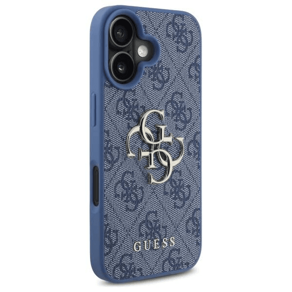 Guess iPhone 16 Hoesje | Hardcase 4G PU Groot Logo