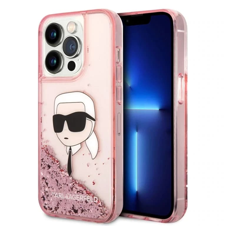 Karl Lagerfeld iPhone 14 Pro Achtercover Case