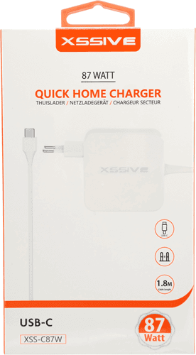 Xssive Snelle Thuislader USB-C 87W XSS-C87W