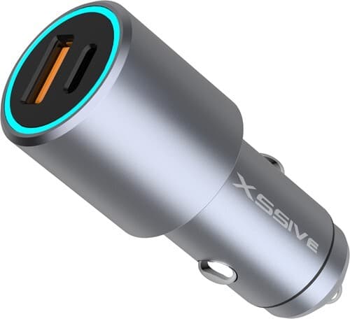 Xssive 53W PD+QC 3.0 Snelle Autolader XSS-CC37 - Zwart