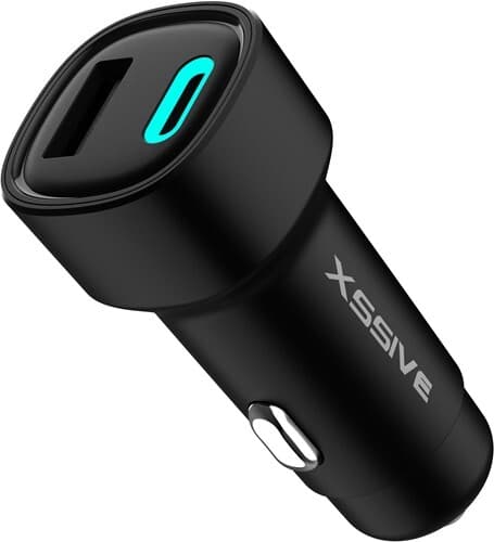 Xssive 48W PD+QC3.0 Snelle Autolader XSS-CC40 - Zwart