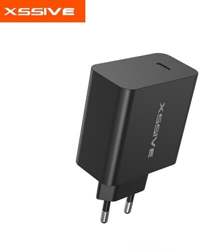 Xssive 45W PD supersnelle oplader XSS-AC68 - Zwart