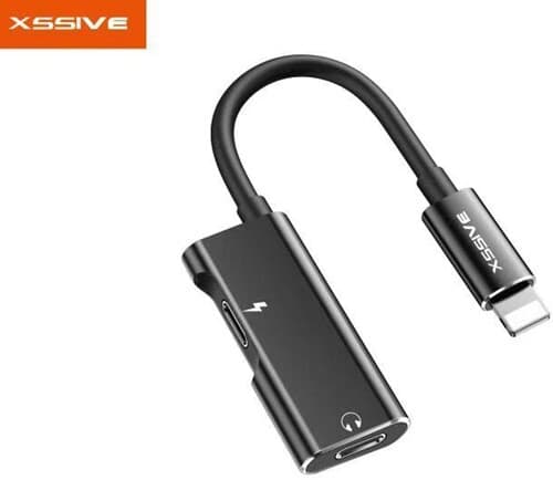 Xssive 2in1 Adapter voor iPhone XSS-2IN1LL - Zwart