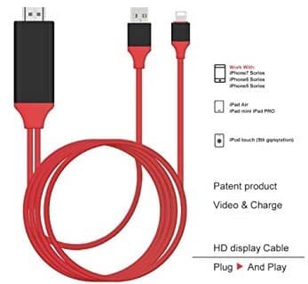 Xssive 2 in 1 HDTV-kabel voor iPhone - 2m HD01