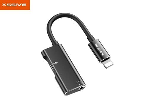 Xssive 2in1 Adapter voor iPhone XSS-2IN1L3.5 - Zwart